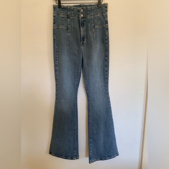 NEW Free People We The Free Jayde Flare High Rise Jeans 31 - Picture 3 of 12